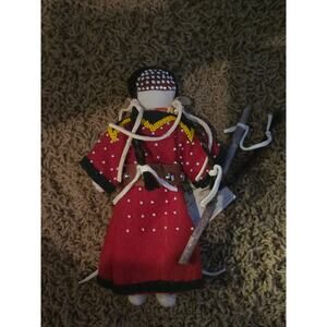 Navajo Buffalo Chips Crow Doll NWT
